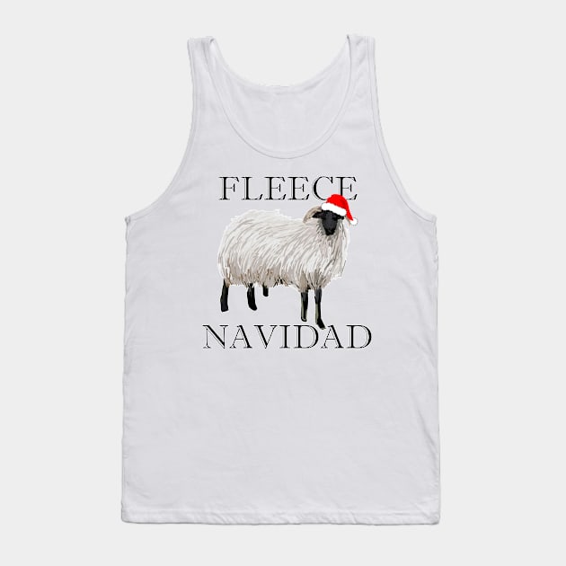 Fleece Navidad Tank Top by Sci-Emily